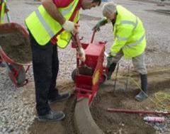 The Team on a Commercial Radius Corner